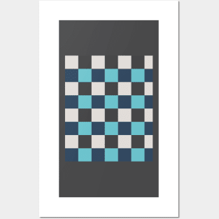 Silvervision Checkerboard Print 5 Posters and Art